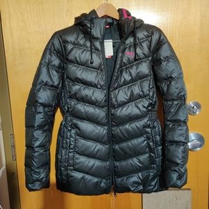 SOLD Puma winter jacket coat puffer warm slimming NEW